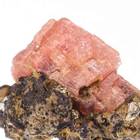 "Rhodochrosite on Sphalerite"