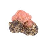 "Rhodochrosite on Sphalerite"