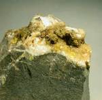 "SULFUR on CELESTITE"