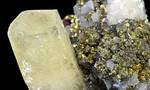 "Calcite, Siegenite, Chalcopyrite & Dolomite"